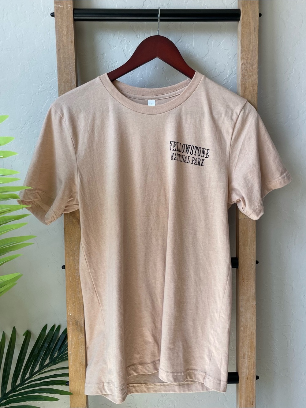 Bella Canvas Beige Yellowstone National Park Crewneck Tee